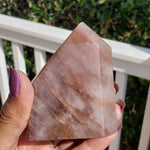 Elevated Calm Fire Quartz Point