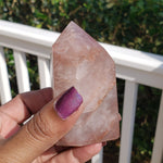 Elevated Calm Fire Quartz Point