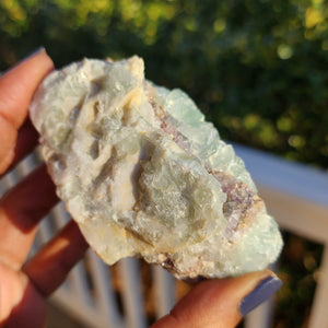 Elevated Calm Raw Fluorite Chunk