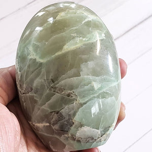 Elevated Calm Green Moonstone Free Form