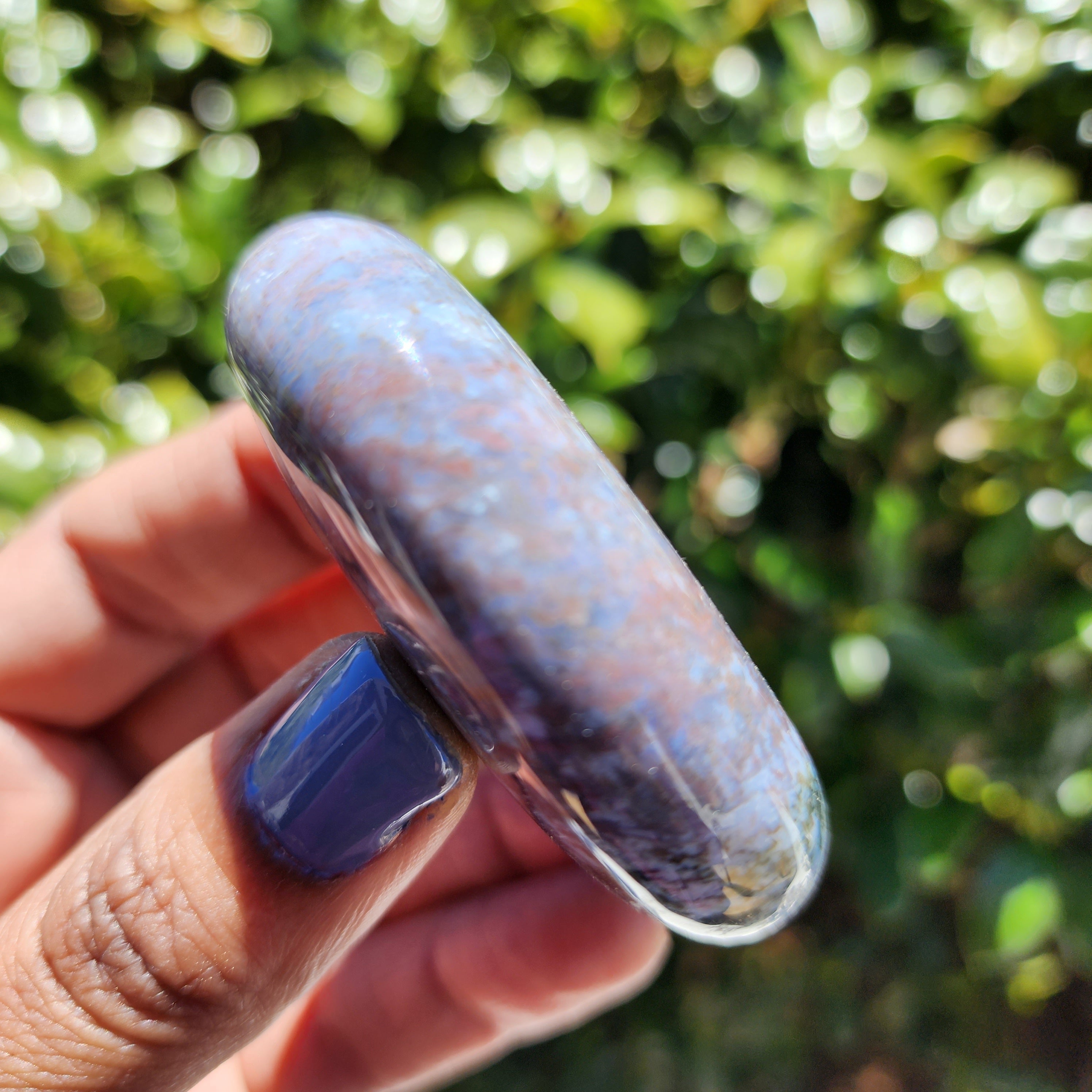 Elevated Calm Indian Agate Palm Stone