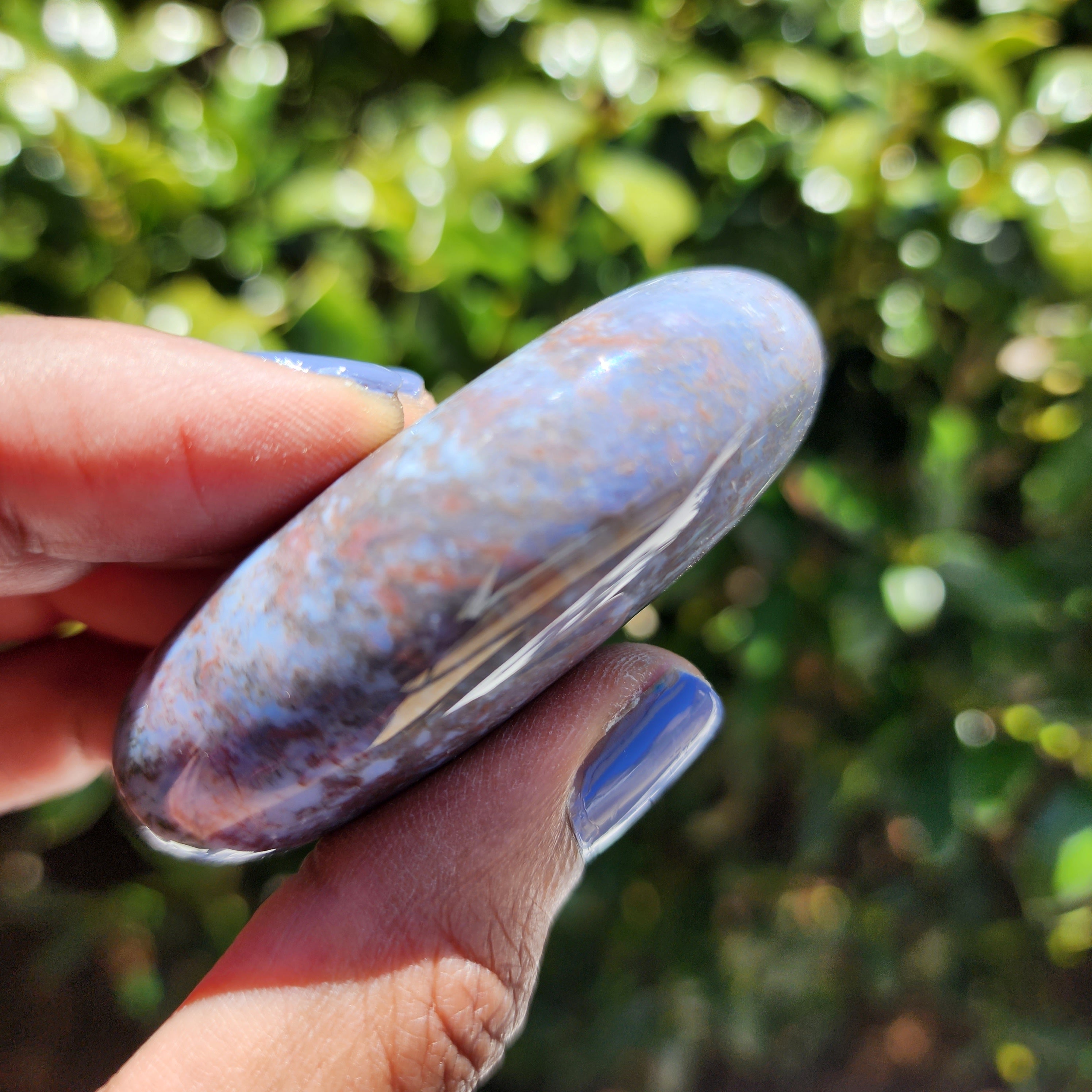 Elevated Calm Indian Agate Palm Stone