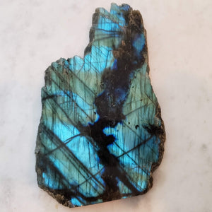 Elevated Calm Flashy Labradorite Slab