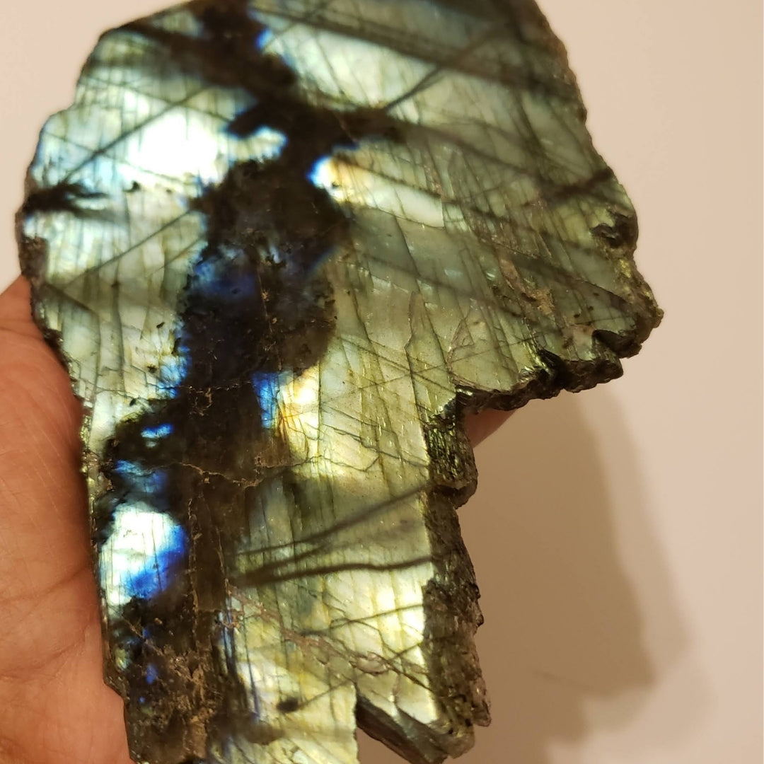 Elevated Calm Flashy Labradorite Slab