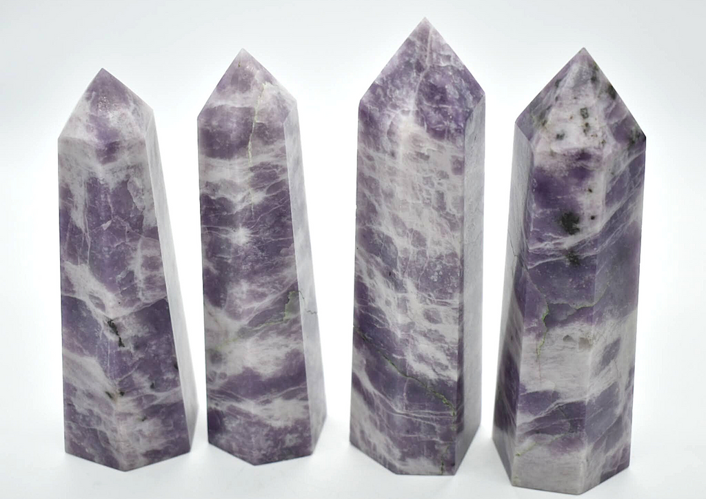 Elevated Calm Lepidolite Tower