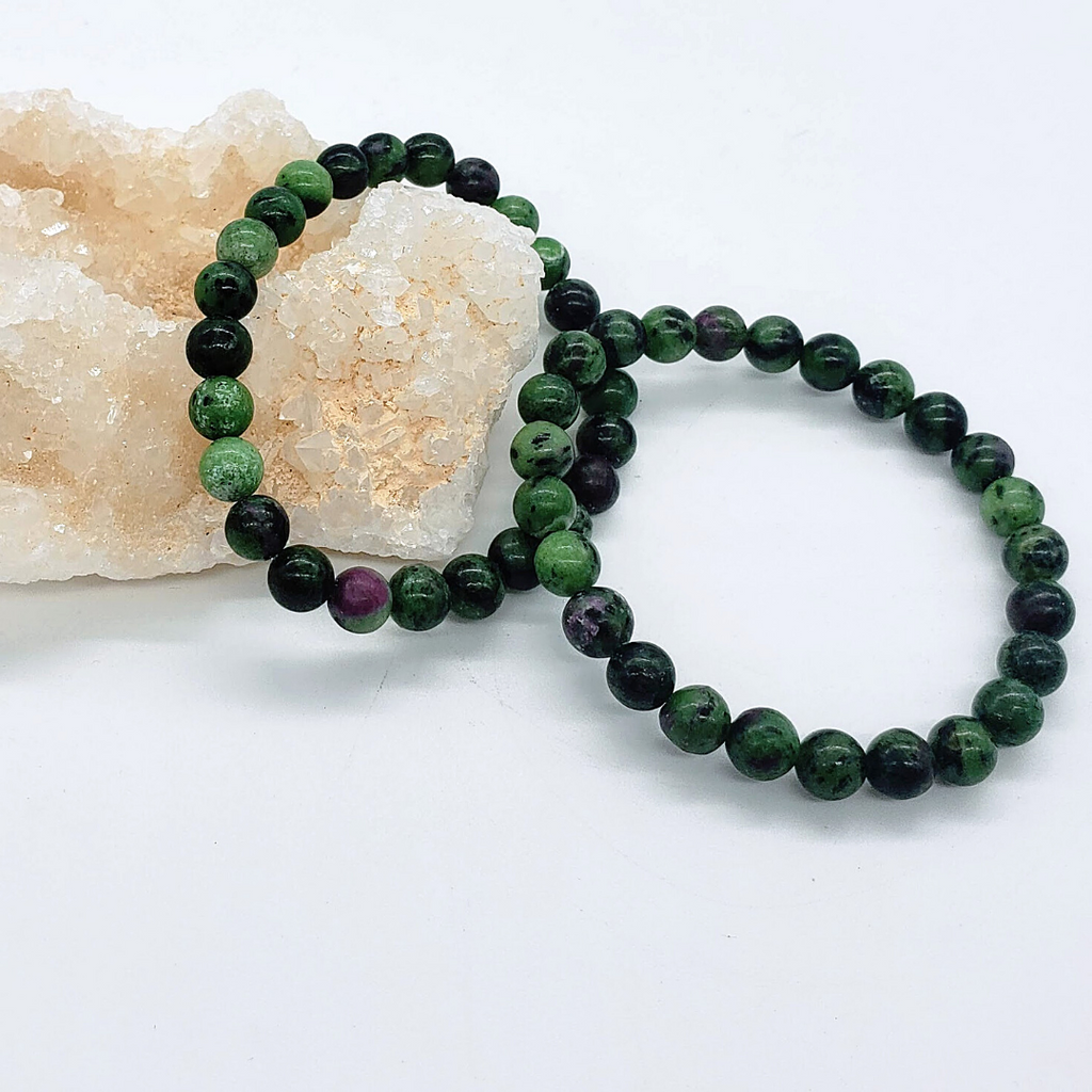 Elevated Calm Ruby Zoisite Bracelet