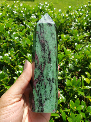 Elevated Calm Ruby Zoisite