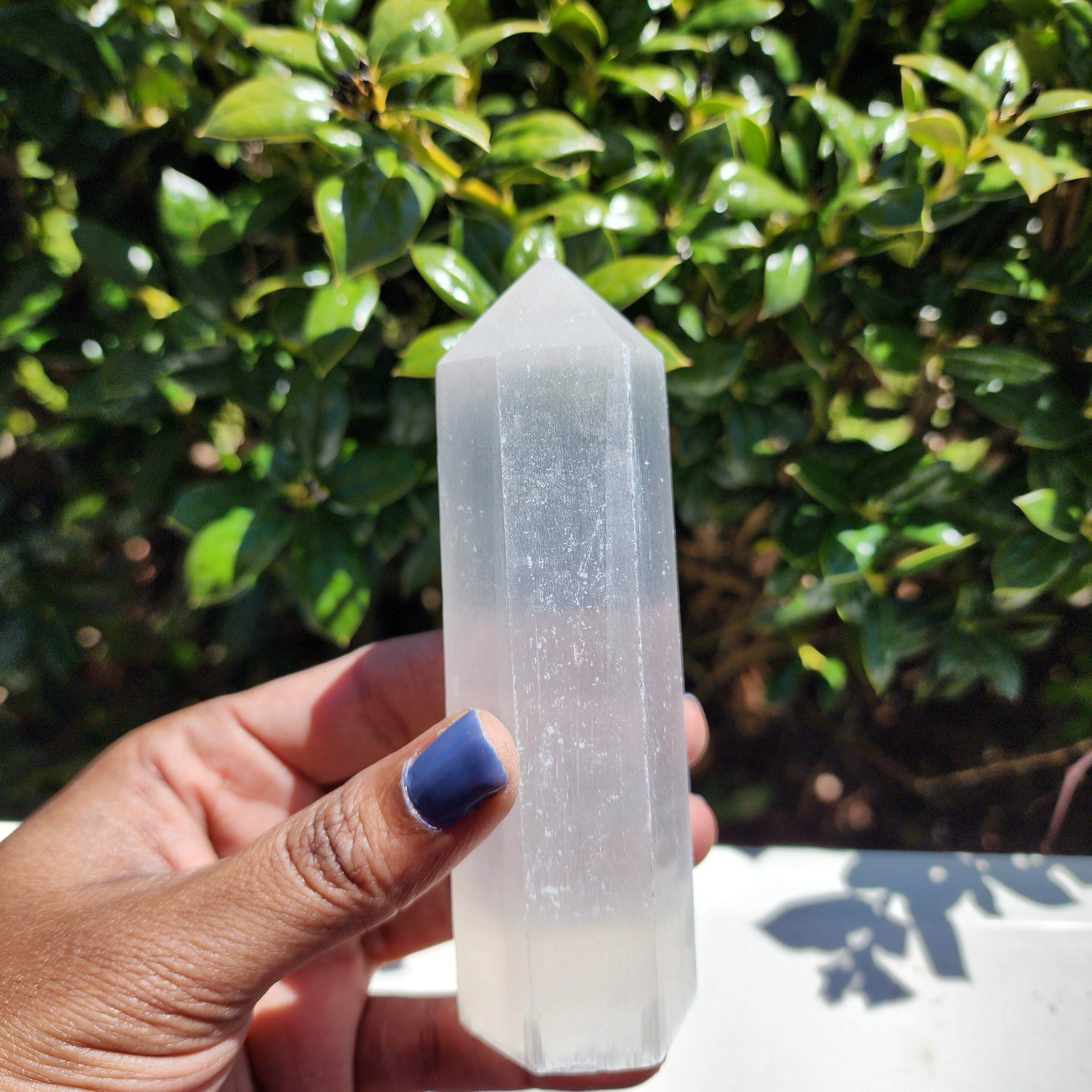 Elevated Calm Selenite Tower
