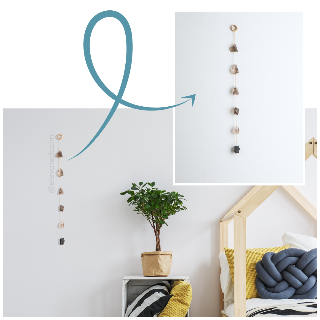 Smoky Quartz Wall Hanging - Elevated Calm