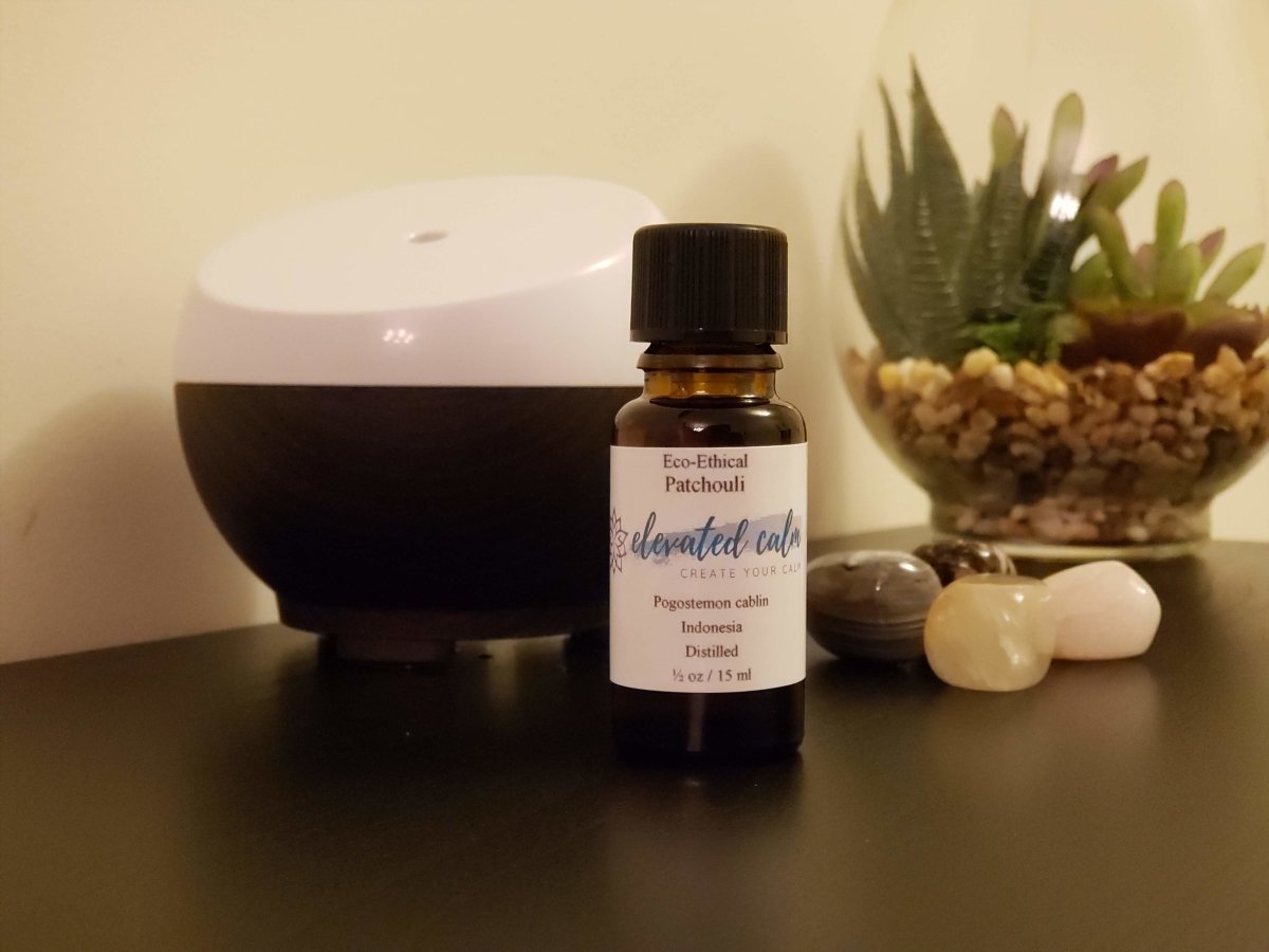 Patchouli Essential Oil 15ml (1/2 oz) - Elevated Calm